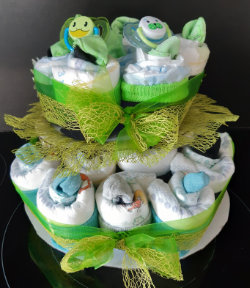 unieke pampertaart cupcakes jongen creatieve nootje